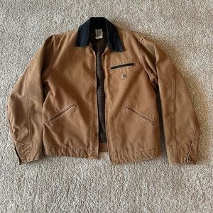 Vintage Carhartt Detroit Jacket J97 Brown LT Large Tall